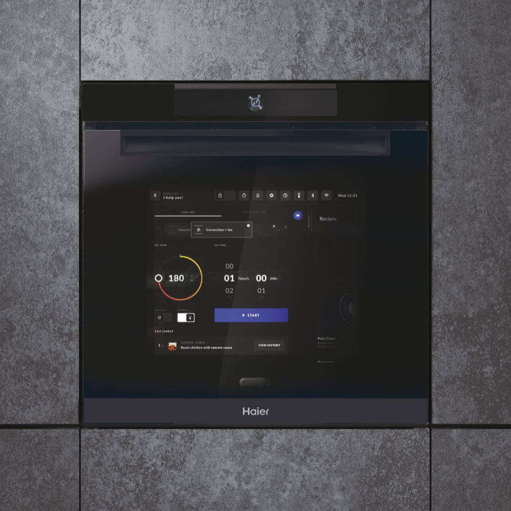 Haier HWO60SM6C2BH Horno Chef@Home Serie 6: Cocción inteligente con resultados perfectos
