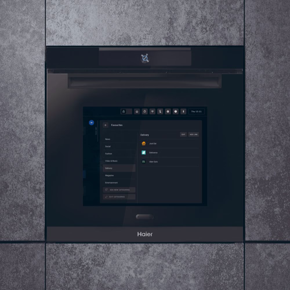 Haier HWO60SM6C2BH Forno Chef@Home Serie 6: Cucina Intelligente con Risultati Perfetti