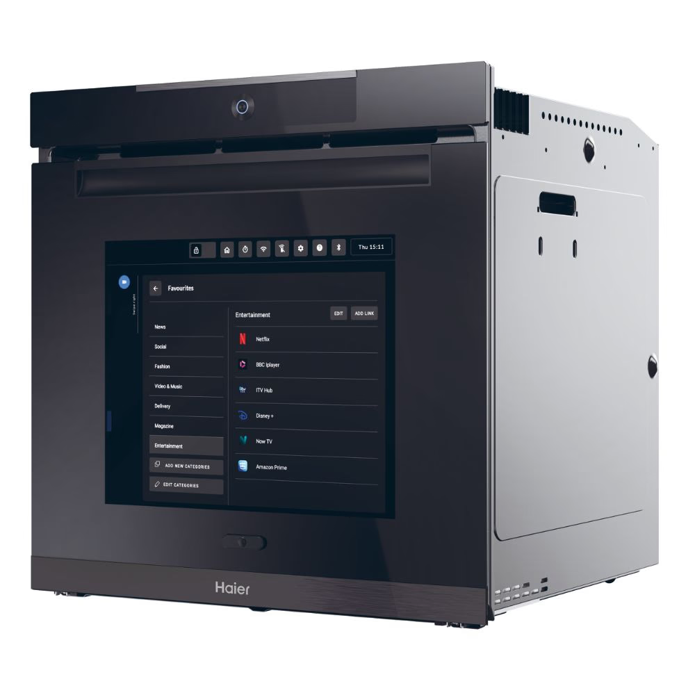 Haier HWO60SM6C2BH Chef@Home-Ofen Serie 6: Intelligentes Kochen mit perfekten Ergebnissen