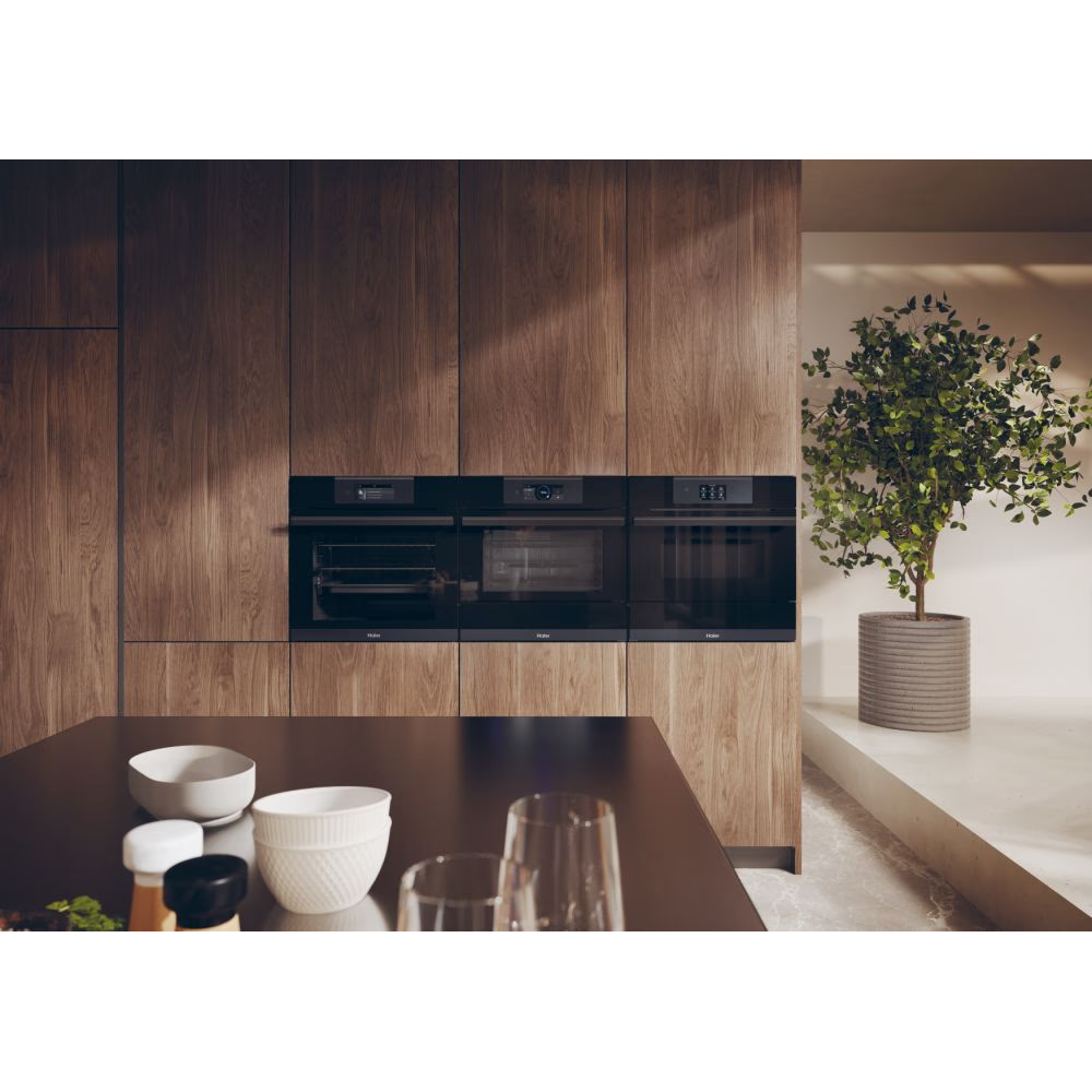 Four Haier HWO60SM6T9BH: Expérience de cuisine avec 14 fonctions et Nettoyage Pirolytique