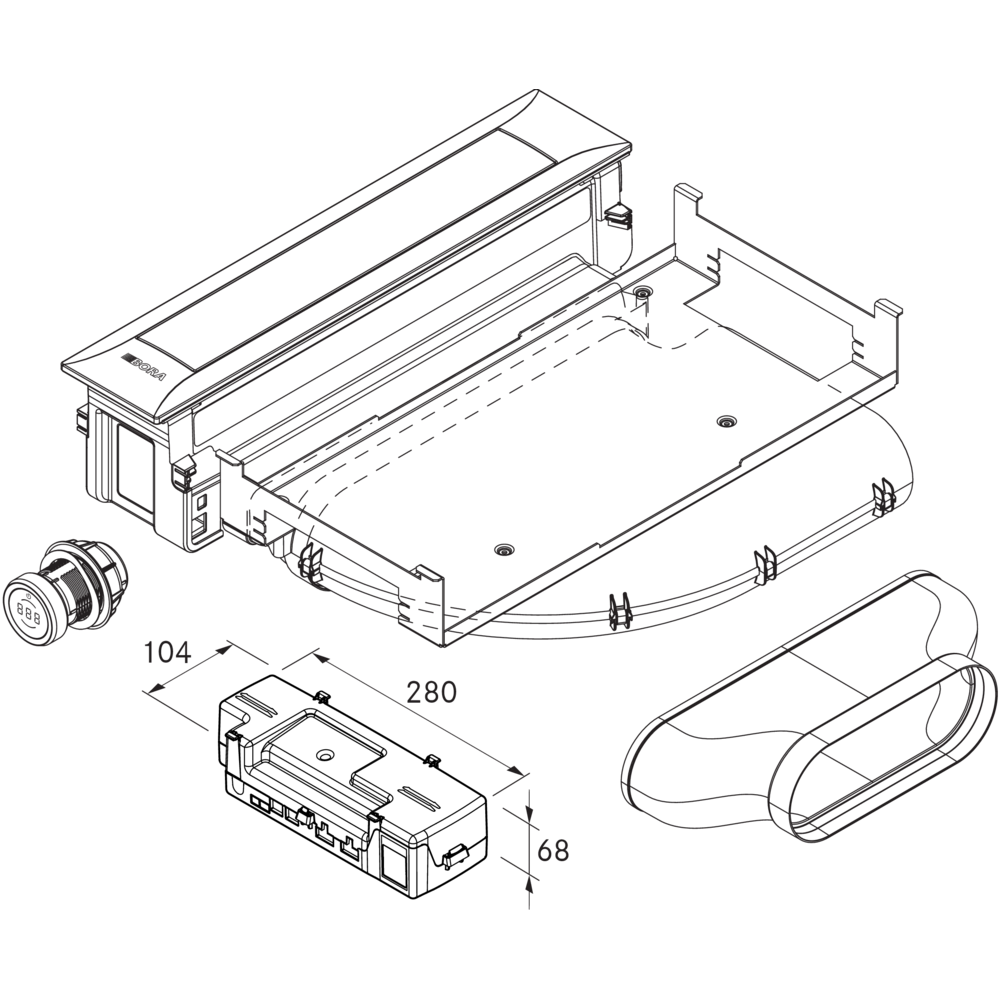 Bora PKA3: Integrated Floor Suction cup - Design, Functionality and Performance