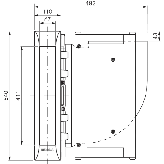 Bora PKA3: Integrated Floor Suction cup - Design, Functionality and Performance