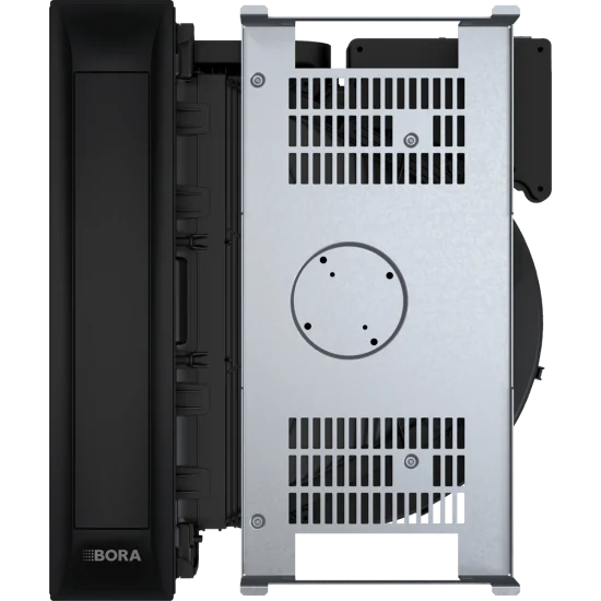 Bora PKAS3AB Pro Suction System for Piano Cooking with Fan Integrated All Black ← Bora Italia