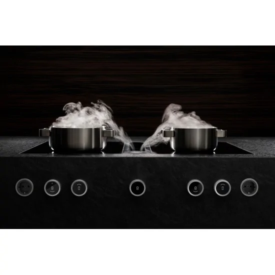 Bora PKC3AB Pro Piano Cottura HiLight, 3 Circuiti/2 Circuiti All Black | Bora Italia