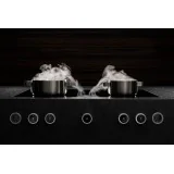 Bora PKC3AB Pro Piano Cottura HiLight, 3 Avenuei/2porti All Black Bora Italia