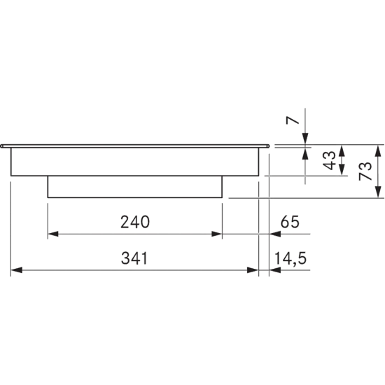 Bora PKCB3 Pro Piano Cottura HiLight, 3 Circuits/Bistecchiera | Bora Italia