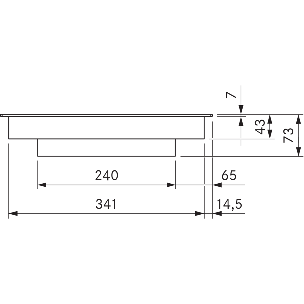 Bora PKCB3 Pro Piano Cottura HiLight, 3 Circuiti/Bistecchiera | Bora Italia