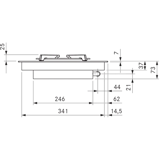 Gas cooker - Traditional cooking experience with a touch of innovation