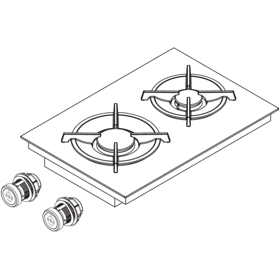 Table de cuisson à gaz - Expérience culinaire traditionnelle avec une touche d'innovation