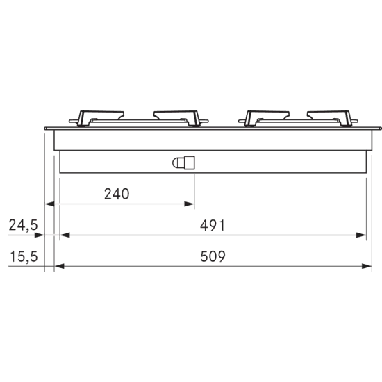 Gas cooker - Traditional cooking experience with a touch of innovation