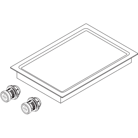 Bora PKT3AB Pro: Griglia Teppanyaki in acciaio inox con 2 zone cottura - Esperienza di cucina unica e versatile