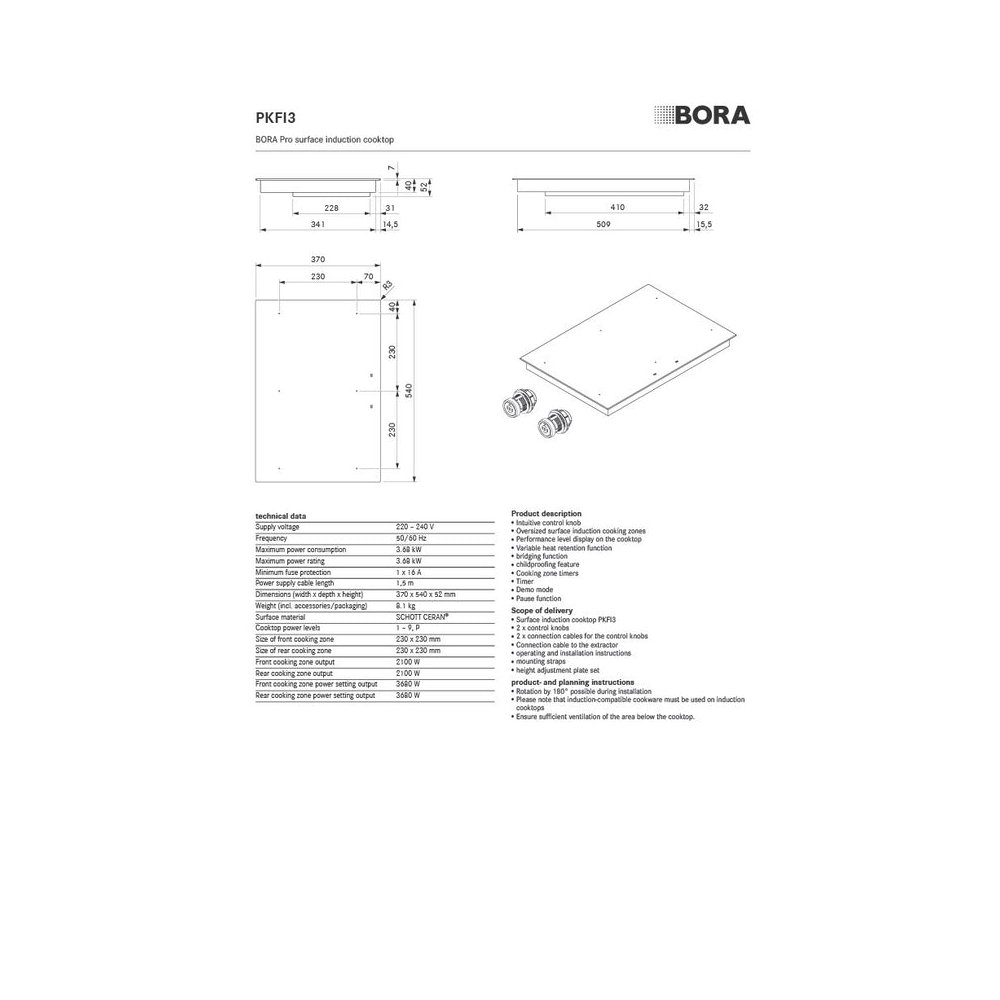 PKAS3FIAB Pro Set All Black: Elegancia y poder para su cocina sin compromiso