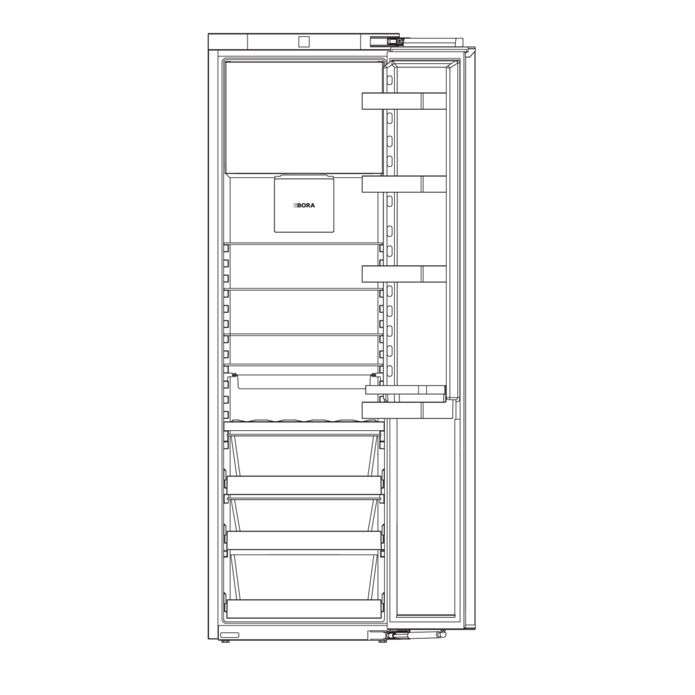 Bora C178KGFS1 Cool Set Better Refrigerator | 4 Star Freezer