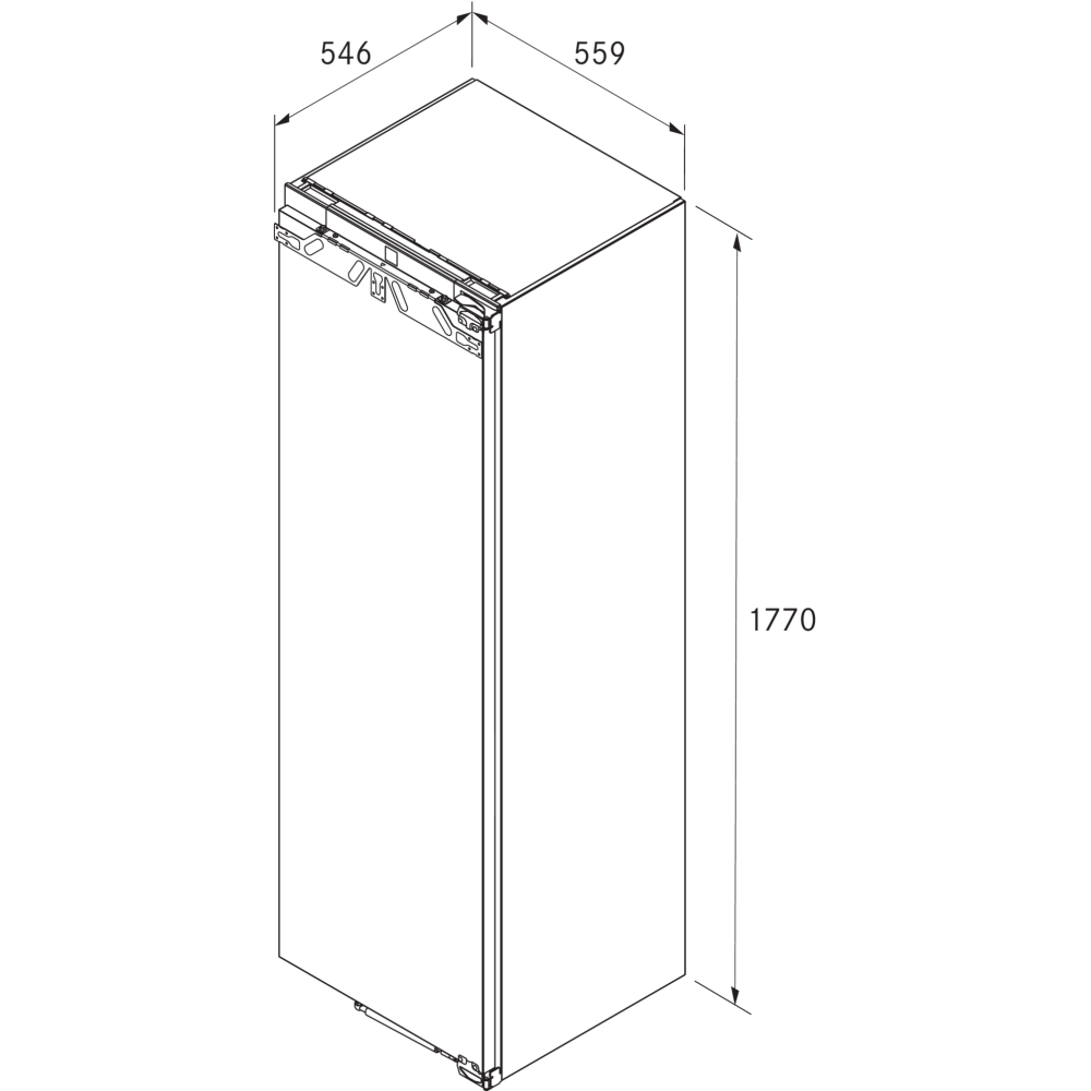 Bora C178KGFS1 Cool Set Besserer Kühlschrank |4-Sterne-Gefrierfach