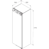 Bora C178KGFS1 Cool Set Besserer Kühlschrank |4-Sterne-Gefrierfach