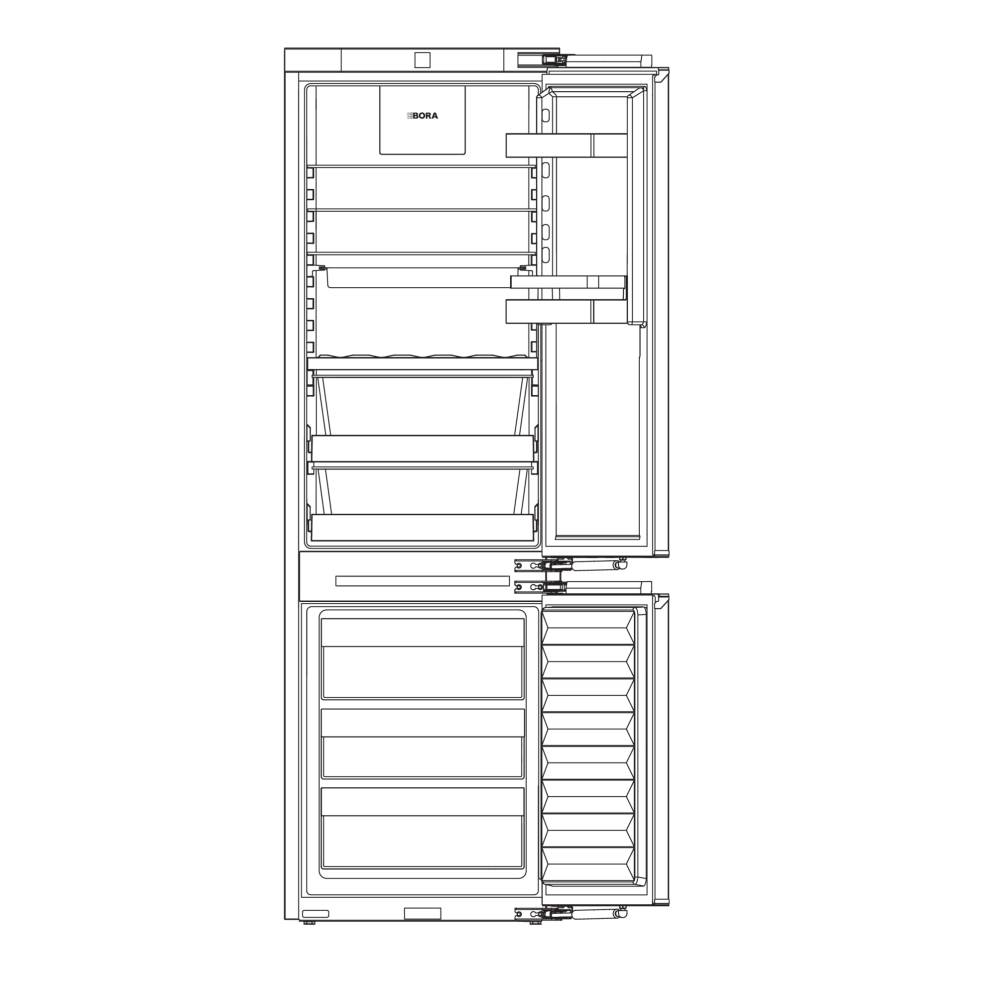 Bora C178KG Kühlkühlschrank | Effizienz und modernes Design