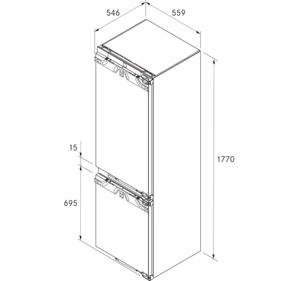 Bora C178KGS1 Cool Set Better Frigo-Congelator | Efficiency and Innovation