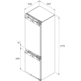 Bora C178KGWS1 Cool Set Better Frigo-Congelator durable Water Connection for Greater Convenience