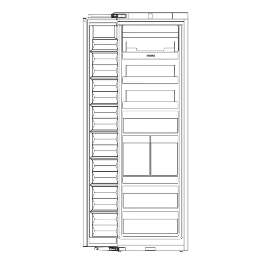 Bora F178GW Freeze Congelatore | Collegamento all'Acqua per Maggiore Convenienza