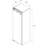 Bora F178GW Freeze Congelatore | Collegamento all'Acqua per Maggiore Convenienza