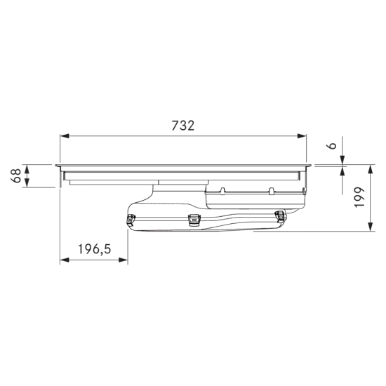 Bora PURMU M Pure Piano Induction cooking "FULL" with Aspirator Integrated filtering