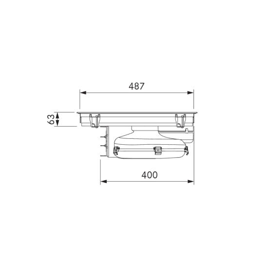 Bora PURMU M Pure Piano Induction cooking "FULL" with Aspirator Integrated filtering