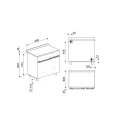 SMEG CPF92GMA Kitchen with Gas cooking plan 90x60 cm
