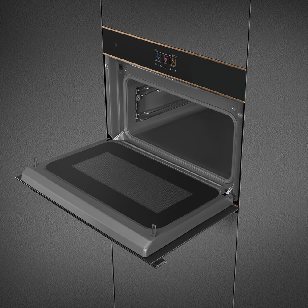 SMEG SO4604M2PNR Horno de microondas combinado Silencioso Italia