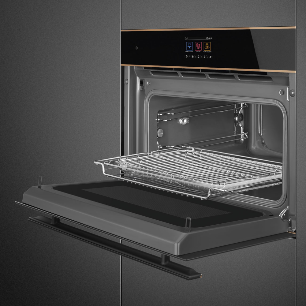 SMEG SO4604M2PNR Horno de microondas combinado Silencioso Italia