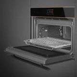 SMEG SO4604M2PNR Horno de microondas combinado Silencioso Italia