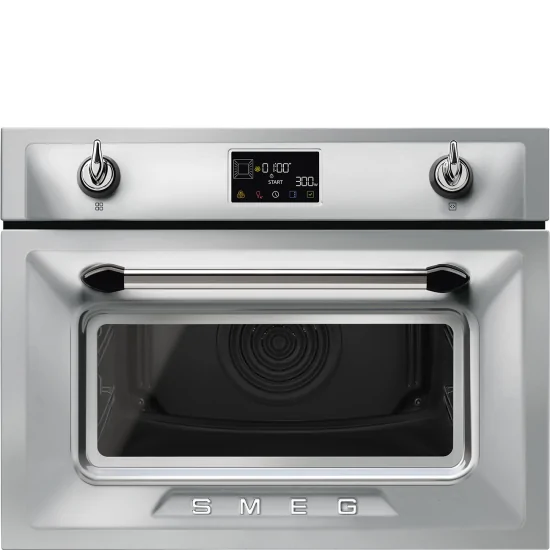 Smeg SO4902M Компактный печь комбинированная микроволновая печь, из нержавеющей стали