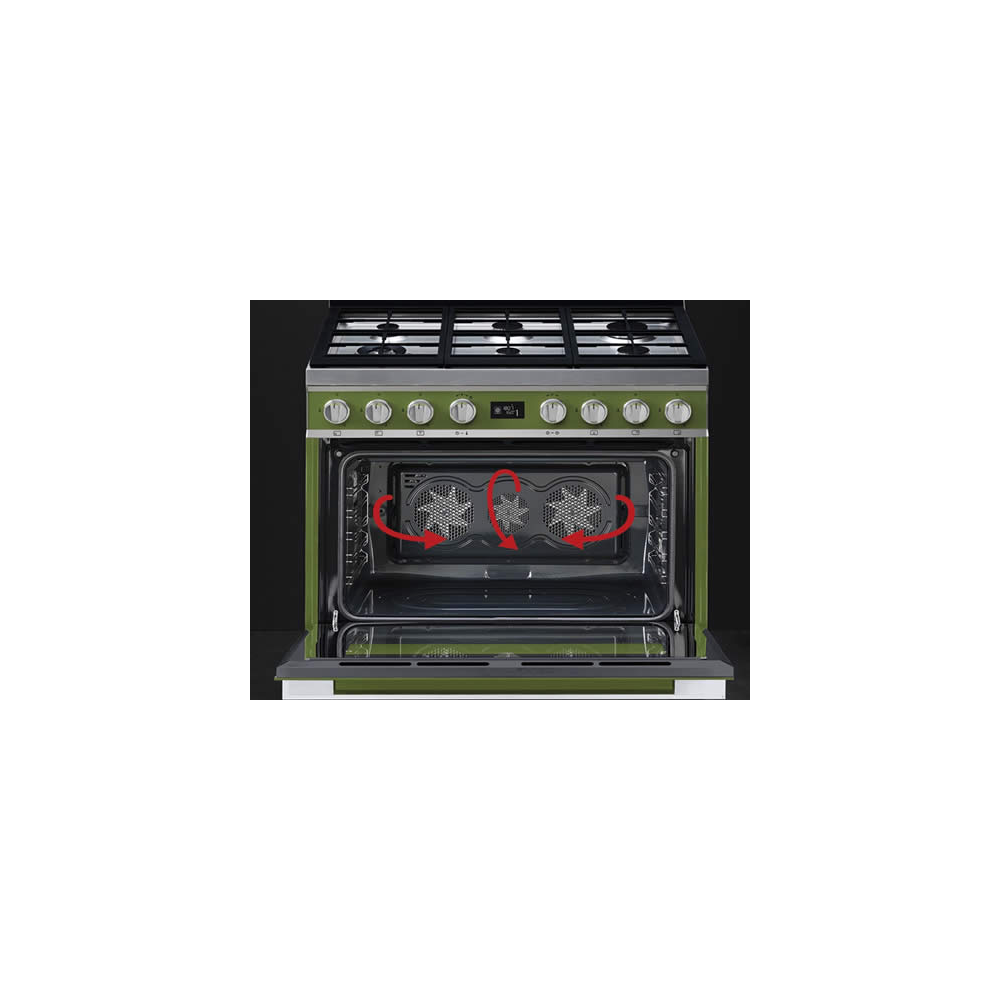 "Estás cocinando con estilo: Cocina 90x60 cm Pega un gas". Verde de oliva