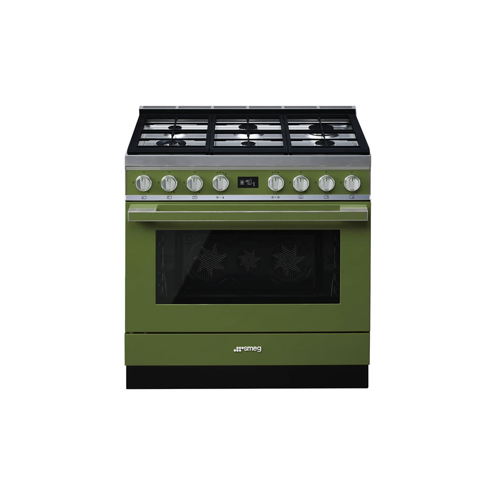 "Vous cuisinez avec Style: Cuisine 90x60 cm Glissez un gaz". Olive verte