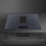 SMEG HOBD182DG Induktionskochfeld mit integrierter Kapuze 80 cm | https://duegstore.com/de/2-home