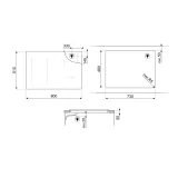 SMEG SIM3844MB Piano cottura Induzione 80 cm | duegstore.com
