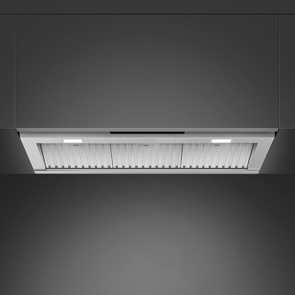SMEG KSGT94X | Cappa aspirante integrata 90 cm | Acciaio Inox | Progettazione | Efficienza | Silenziosità