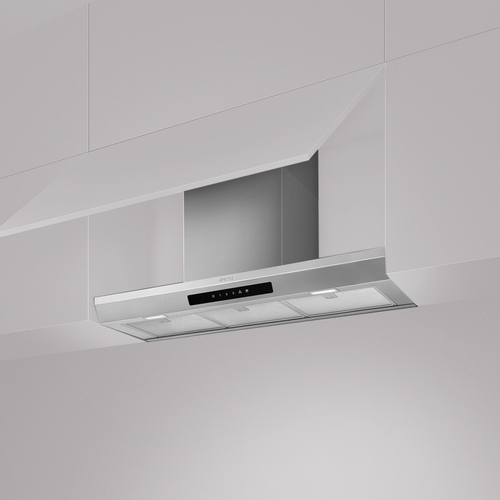 SMEG KSGT93X | Cappa aspirante integrata | 90 centimetri | Acciaio inox