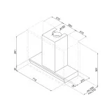 Capota de aspiración Smeg KSGT73X ANTE Diseño, eficiencia y tecnología