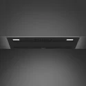Capuche intégrée SMEG KSG8P4MB - 75 cm - Opaque noir
