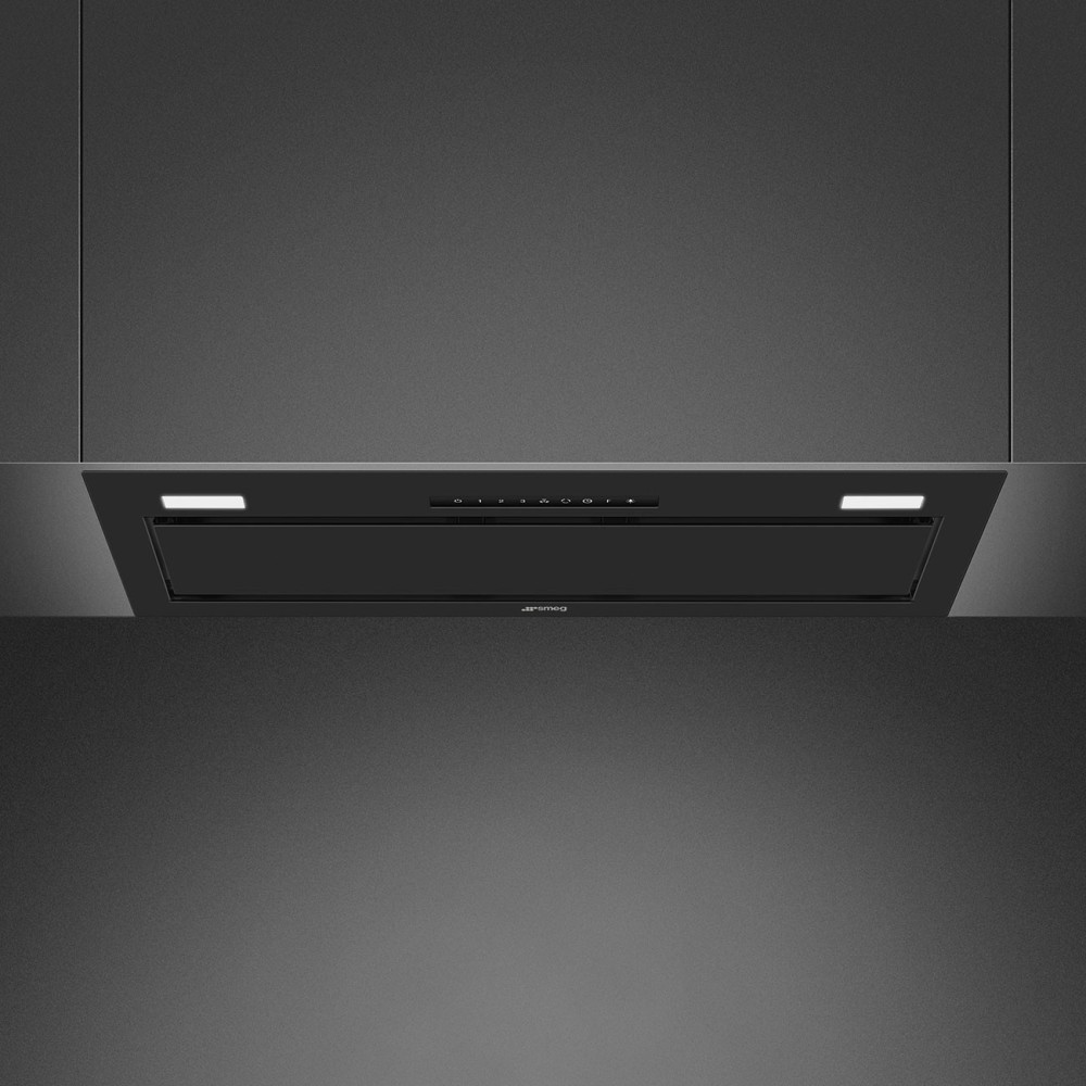 SMEG KSG8P4MB | Integrierte Kapuze 75 cm Schwarz
