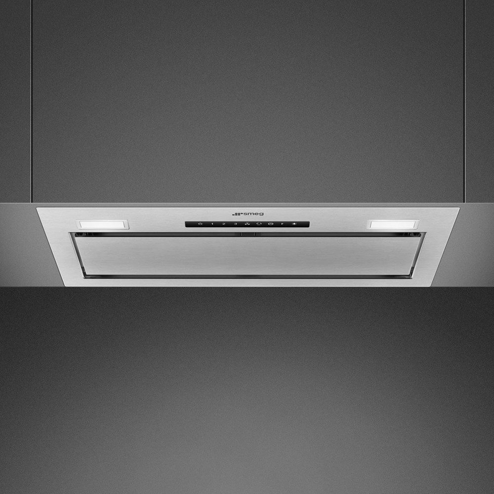 Integrated hood SMEG KSG6P4X 60 cm - Stainless steel