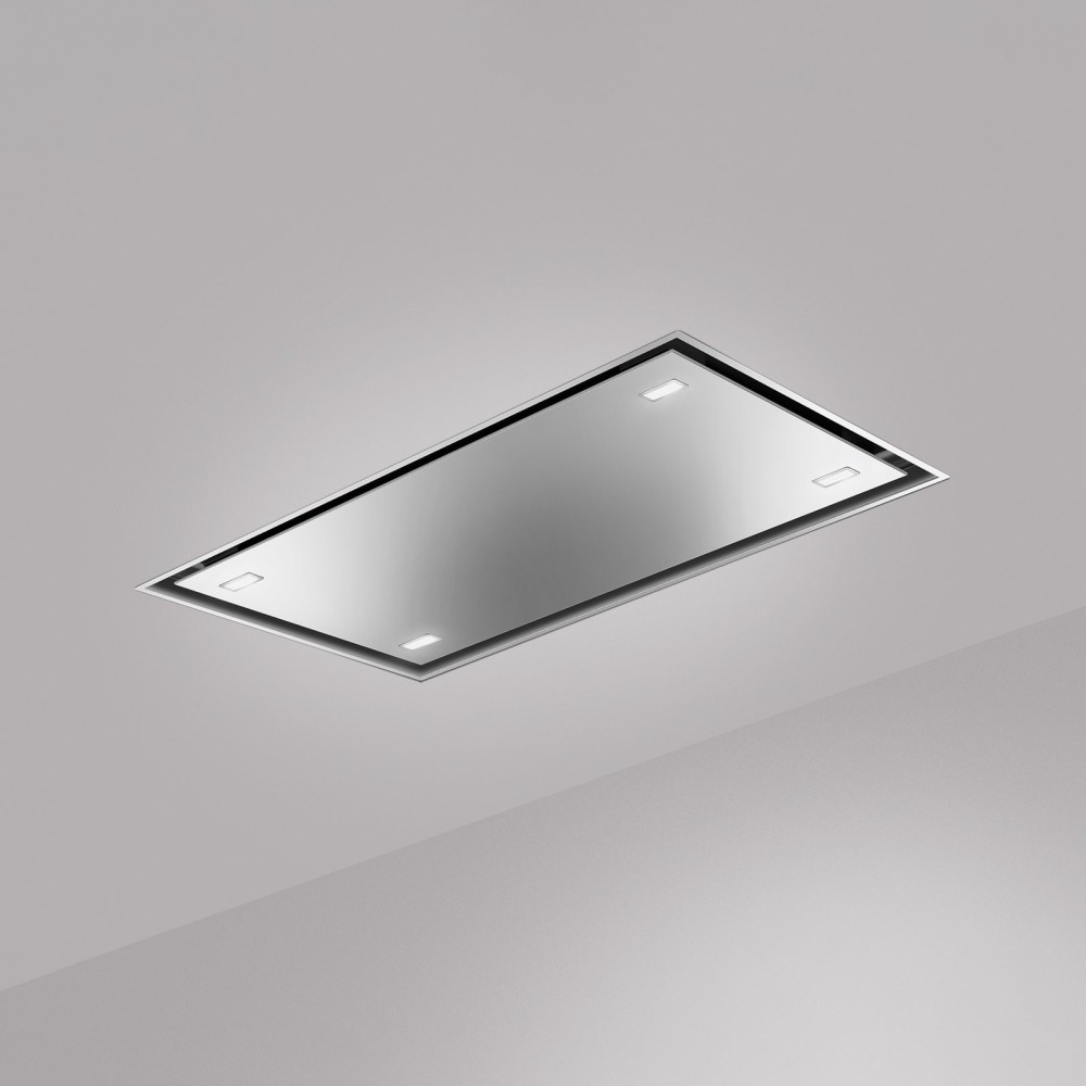 Elegante Cappa a Soffitto Smeg KSCB124X in Acciaio Inox