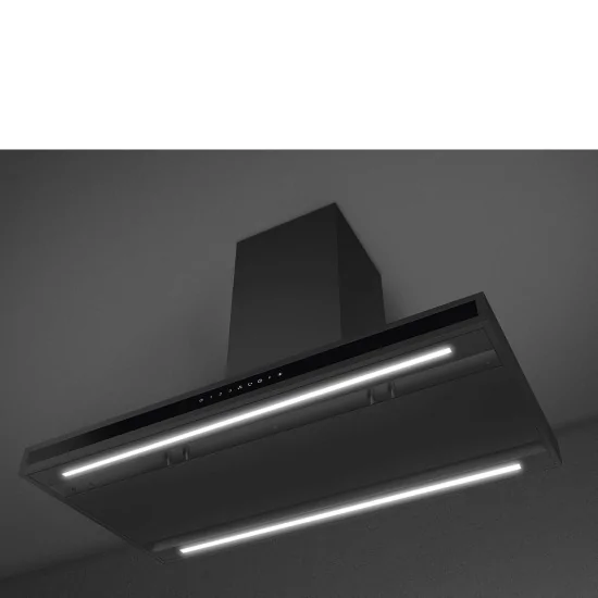 Sauger Insel Smeg KLTI9L4MB - 90 cm - Schwarz matt |