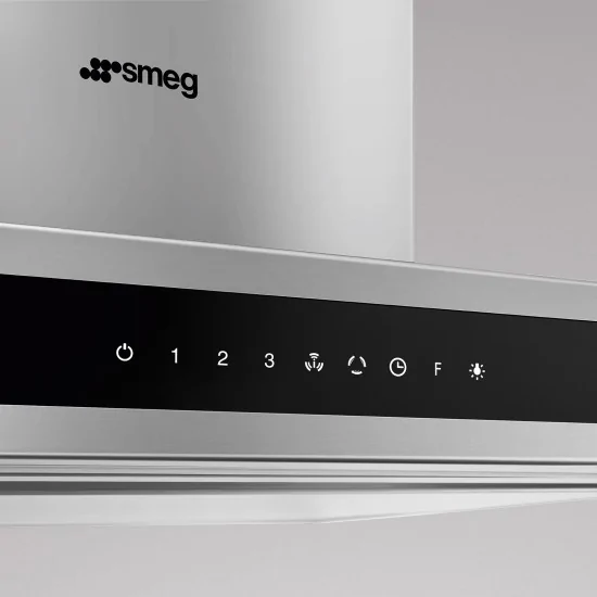 Sauger Insel Smeg KLTI9L4MB - 90 cm - Schwarz matt |