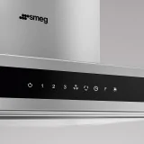 Присосок остров Smeg KLTI9L4MB - 90 см - черный мат |