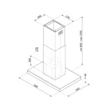 EMSG KBTI9L4VN Island Suction hood: design, performance, kitchen