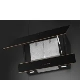 Elegant wall-mounted hood SMEG KV694R - 90 cm - Dolce Stil Novo