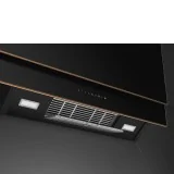Elegant wall-mounted hood SMEG KV694R - 90 cm - Dolce Stil Novo