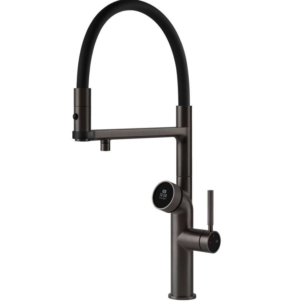 Gessi Vita Miscelatore Lavello Black Metal Br. PVD Hot Vita 60722 | duegstore.com