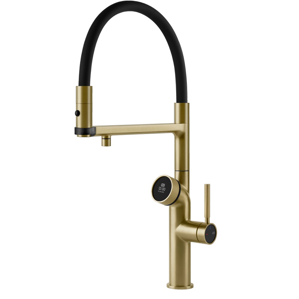Gessi Vita Miscelatore Lavello Brass Brushed PVD Cold 60722 | duegstore.com